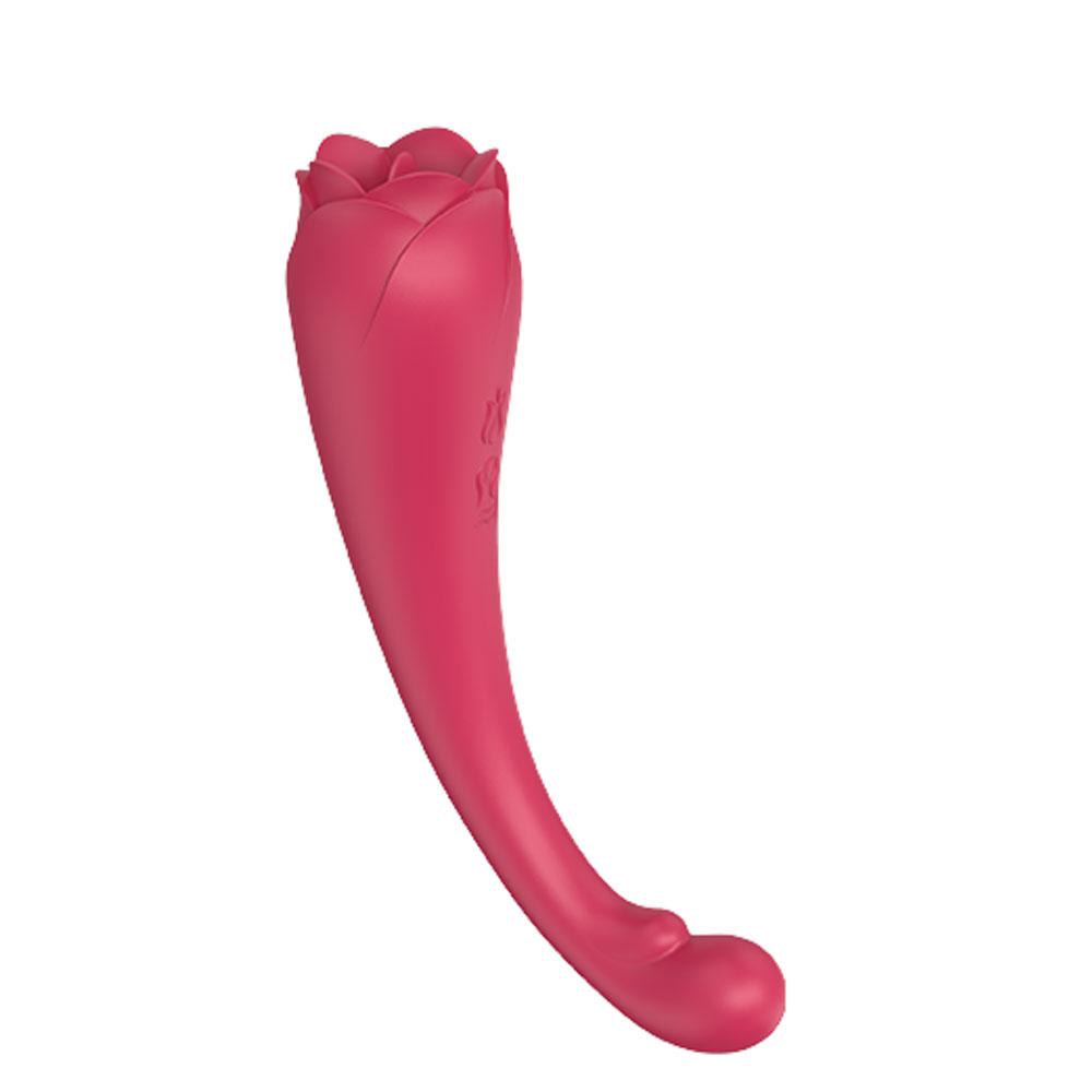 爱莎普玫瑰舌舔入体g点震动棒【S-374】女用自慰器成人用品货源工厂