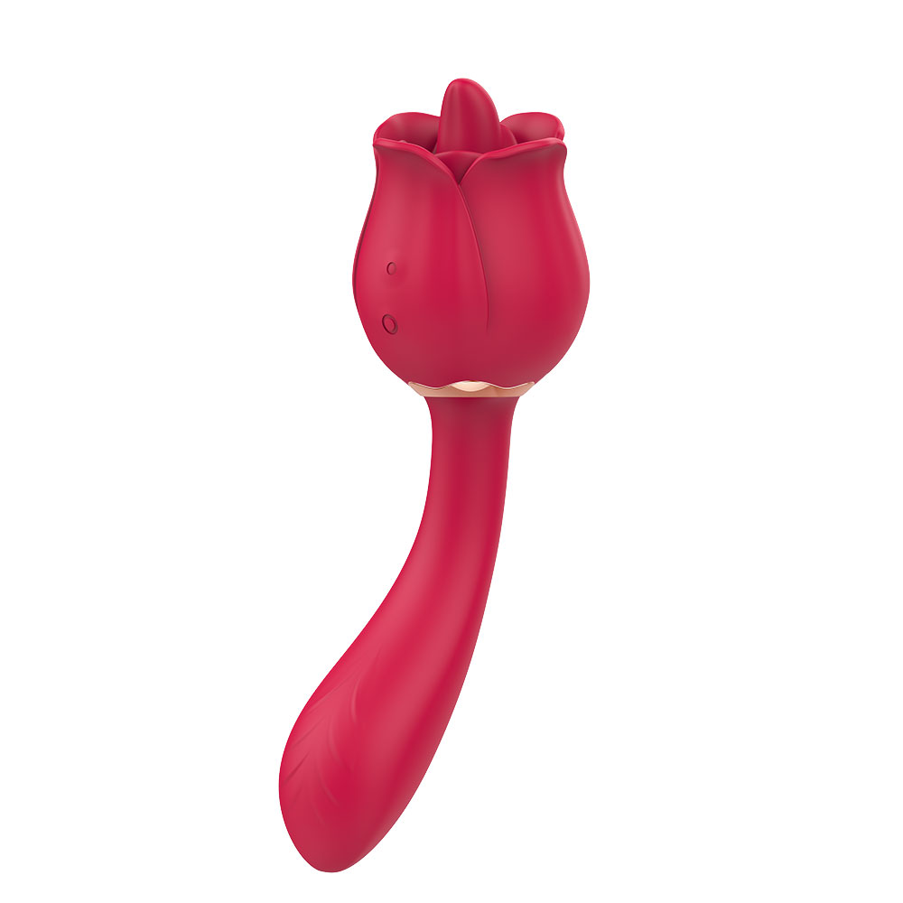 玫瑰花女用自慰器舌舔g点震动棒【S361-2】成人情趣用品批发货源工厂